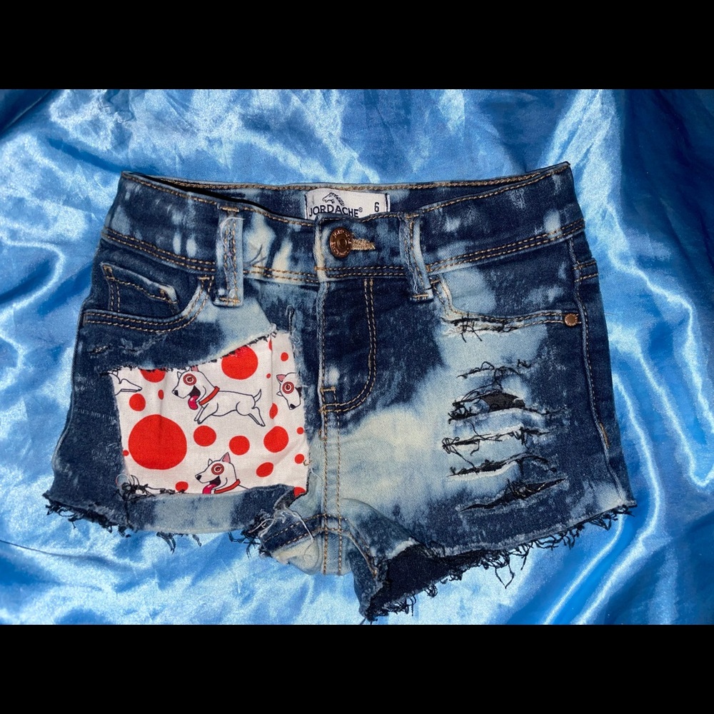 Honey Butter Boutique Target fabric Jeanshort Sz 6